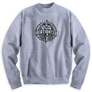 DISNEY VACATION CLUB DVC EXCLUSIVE SWEATSHIRT GRAY